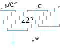 22 is assigned to variable c.