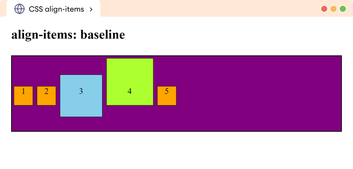 Example: CSS Align Items Example: CSS Align Items