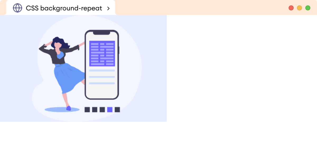 CSS Background-Repeat Example CSS Background-Repeat Example Description