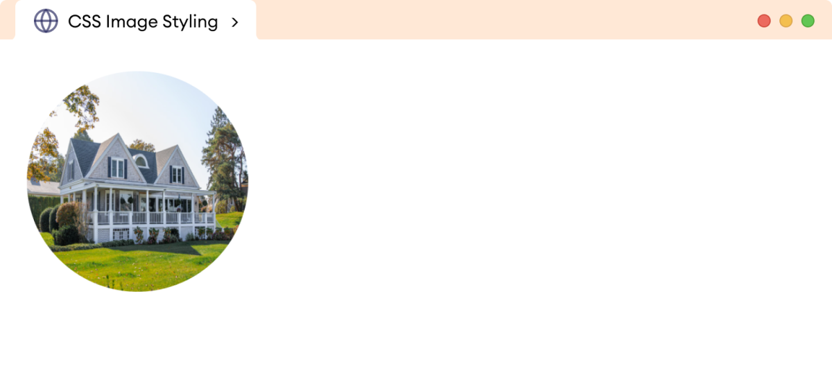CSS Circular Image Example CSS Circular Image Example