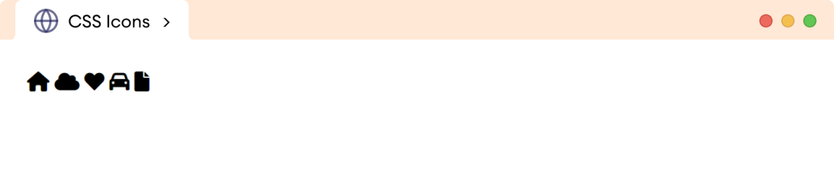 CSS Font Awesome Icons Example CSS Font Awesome Icons Example