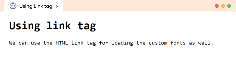 CSS Link Tag CSS Link Tag Description Image