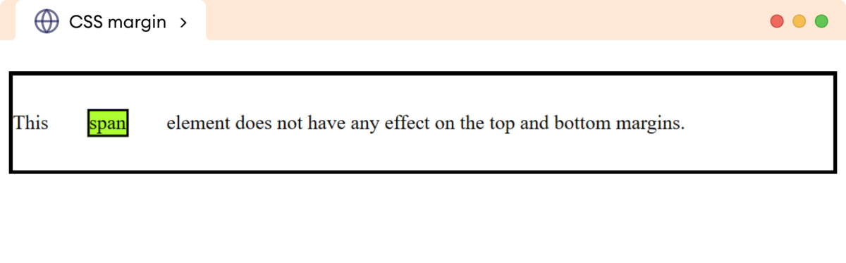 CSS Margin Inline Example CSS Margin Inline Example
