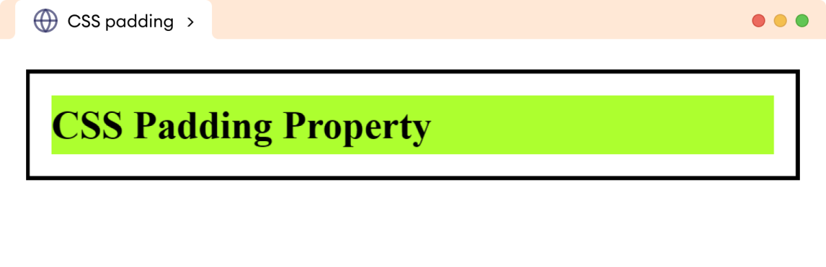 CSS Padding Introduction Example CSS Padding Introduction Example