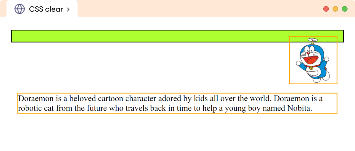 CSS Parent Collapsing Example CSS Parent Collapsing Example