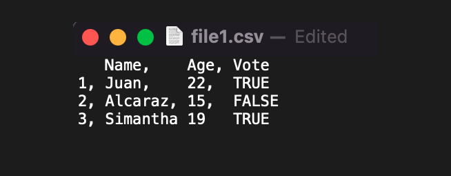 CSV File Output CSV File
