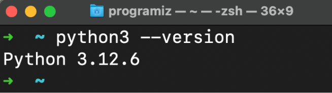 Python Installation Verification for Mac Python Installation Verification for Mac