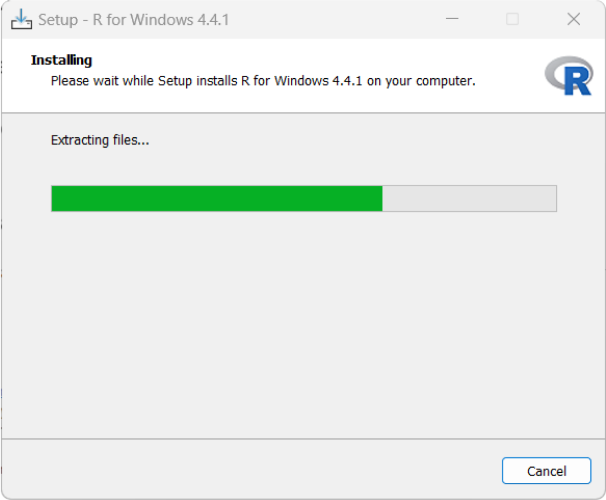 R Installation Process R Installation Process