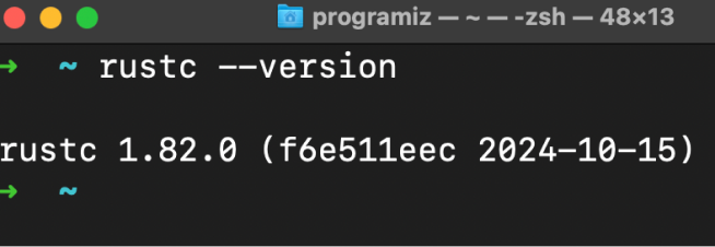 Rust Installation Verification for Mac Rust Installation Verification for Mac