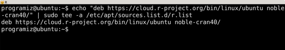 Add CRAN Package in Ubuntu Add CRAN Package in Ubuntu