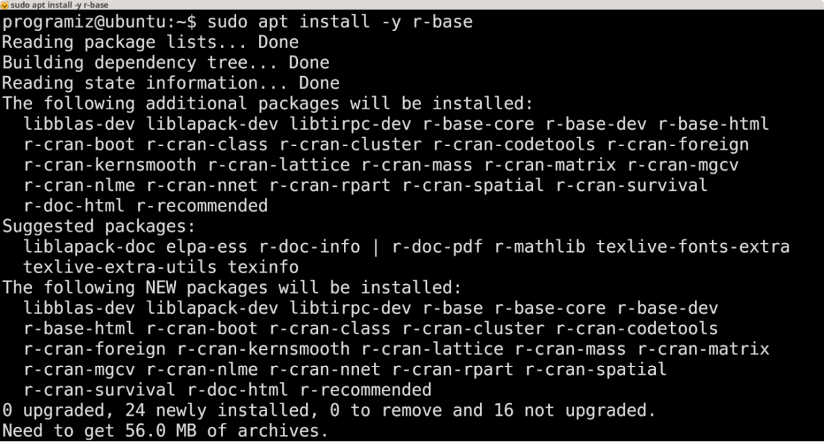 Install R on Ubuntu Install R on Ubuntu
