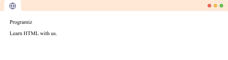 HTML Main tag Example Sample article with the main tag
