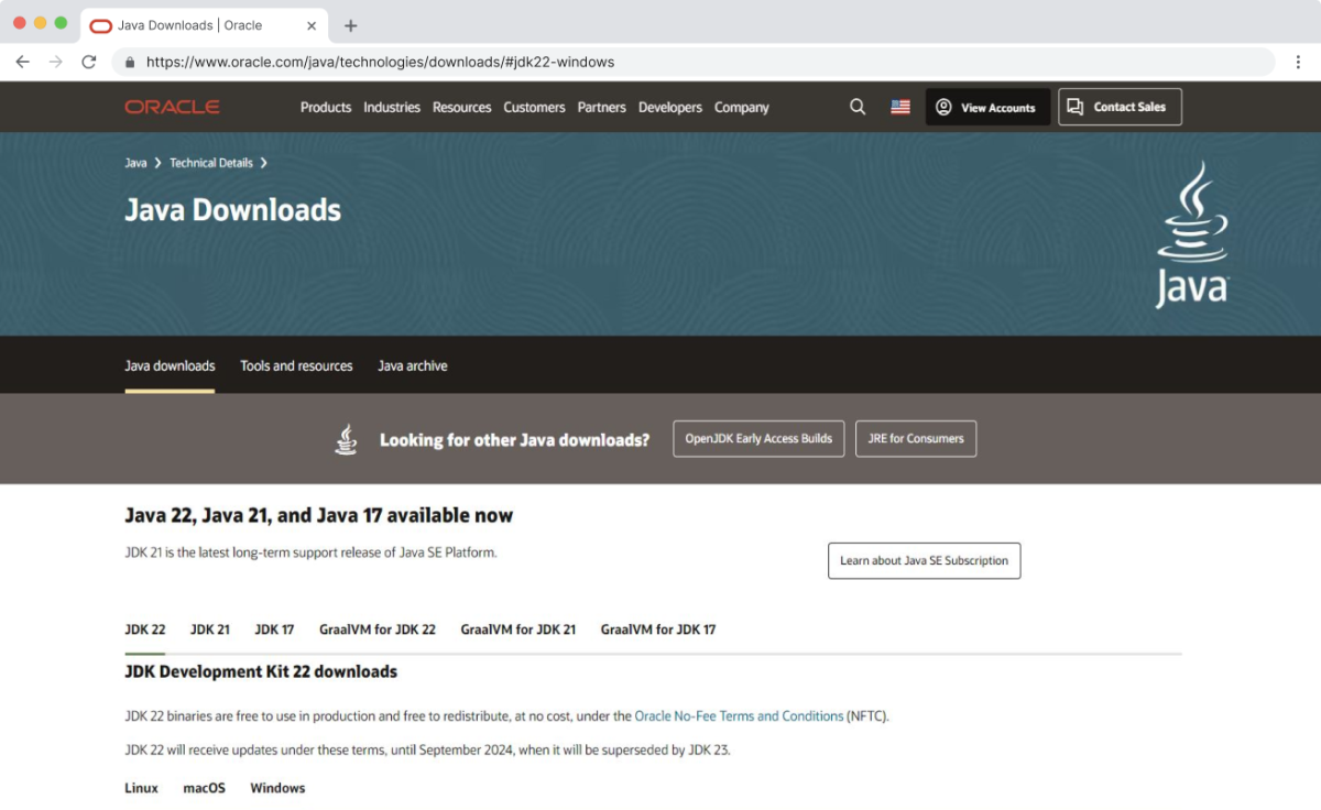 Download Java on macOS Download Java on macOS