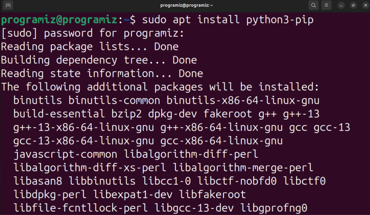Install pip on Ubuntu Install pip on Ubuntu