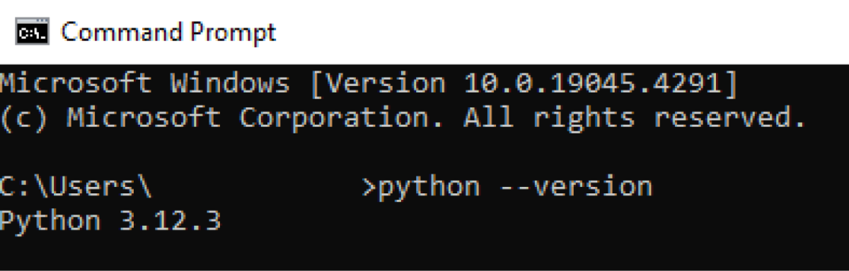 Python Installation Verification for Windows Python Installation Verification for Windows