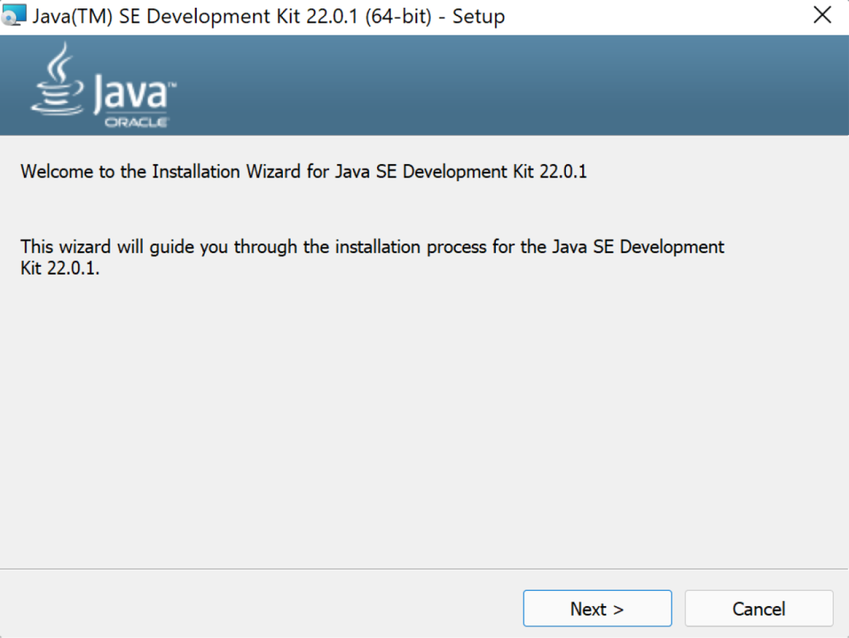 Run JDK Installer on Windows Run JDK Installer on Windows