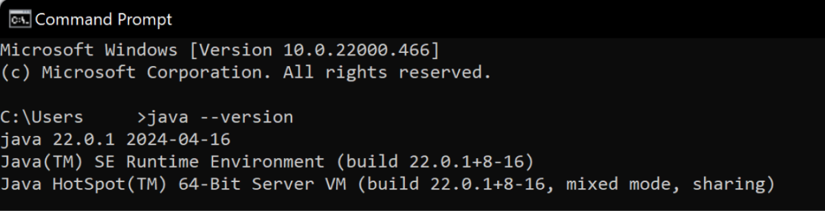 Verify Java Installation Verify Java Installation